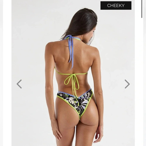 NWT OneOne Swimwear Bikini SET Sullivans Mikaela Helen NEW Print Black White - Picture 12 of 14